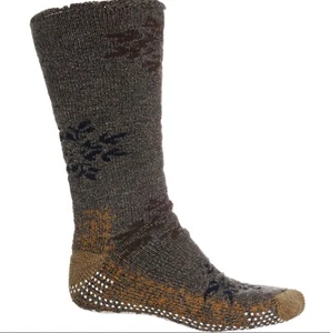 SmartWool Extra Cozy Maximum Cushion Slipper Socks Color Charcoal Unisex XL - Picture 1 of 6