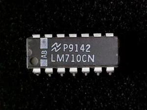 LM710CN - National Semiconductor Voltage Comparator (DIP-14) GENUINE - Bild 1 von 1