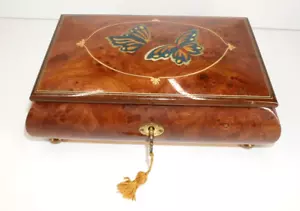 Caja de música Italia San Francisco hecha a mano Paturzo Giovanni melodía sin cadena - Imagen 1 de 23