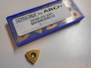 ULTRA-DEX WCMX 433 UD51 COATED CARBIDE INSERTS (10 PACK) - Picture 1 of 1