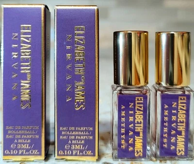 Elizabeth and James NIRVANA AMATISTA 0,10 OZ EAU DE PARFUM Rollerball LOTE DE 2 Foto 1 de 2