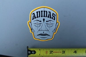 ADIDAS Shoes David Kinsey Grey Orange Graffiti Hip-Hop OG Skateboarding STICKER - Picture 1 of 7