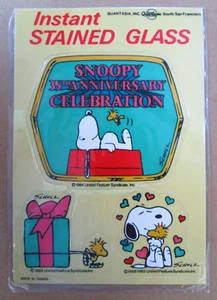 ADESIVO/STICKER PEANUTS - SNOOPY - SCHULZ - Quantasia Inc. USA - Vintage '90 - C - Picture 1 of 1