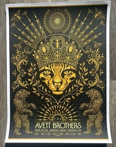 The AVETT BROTHERS Burlington, Vermont 2014 Poster By Todd Slater #’d /200 - Picture 1 of 6