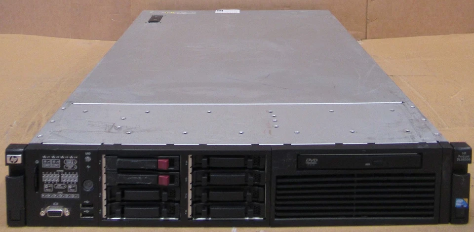 HP ProLiant DL380 G6 1x Quad Core XEON E5530 2.4GHz 6GB 2U 8x Bay 2U Rack Server - Image 1 of 3