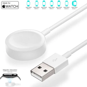 For Apple Watch Series 10 9 8 7 6 5 4 Ultra Magnetic Wireless Charger Charge Pad - Picture 1 of 15