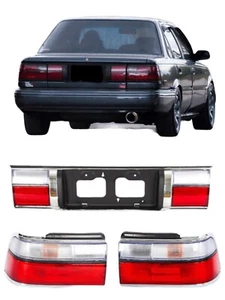 FOR 88 92 Toyota Corolla Sedan AE90 EE90 Rear Tail Lights License Plate 3pcs Set - Picture 1 of 10