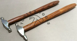 2 Pcs Jewelry Texturing Hammer Designing Forming Metal Silver Smith REPOUSSEE - Picture 1 of 3