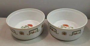 2pc 7in Charles Field Haviland Limoges France Mozart Chantoung Serving Bake Bowl - Picture 1 of 6