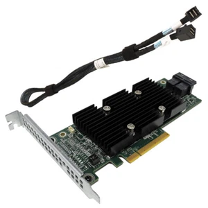 DELL 04Y5H1 PERC H330 SAS/SATA 12G RAID Controller für R530 R630 R930+SAS Kabel  - Afbeelding 1 van 6