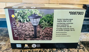 Portfolio 8-pack Solar-powered Led Landscape Lights Metalic Bronze Finish - Picture 1 of 2