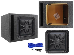 Kicker L7S122 12" 1500w Solo Baric L7S Subwoofer Coche + Subcaja Ventilada 44L7S12-2 - Imagen 1 de 11