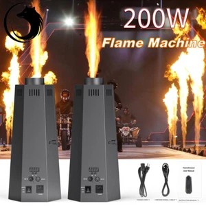 2 pezzi U`King lanciafuoco palco effetto fiamma macchina DMX DJ show party 200 W fiamma - Foto 1 di 10
