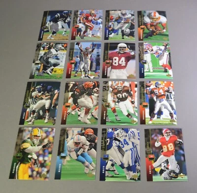1994 Upper Deck NFL Football Sports Trading Cards #174 - #231 - Your Choice - Image 1 of 4