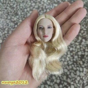 KIMI 1/6 Female Head Sculpt KT004 Universal Carved Model PVC 2in Soldier Figure - Picture 1 of 6
