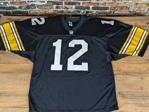 Camiseta deportiva vintage años 90 de Russell atlética de Terry Bradshaw cosida 48 XXL Steelers - Imagen 1 de 9