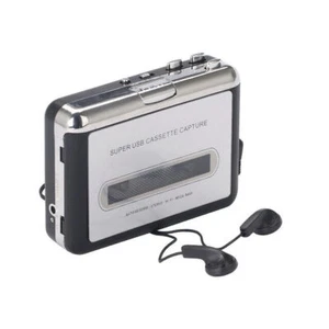 Tragbarer Kassettenspieler Band zu MP3/CD Konverter Aufnahme Audio Musik über USB - Bild 1 von 7
