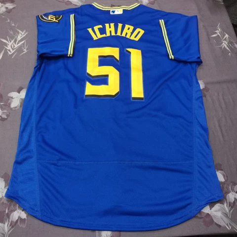 Ichiro Suzuki #51 Seattle Mariners City Connect Royal Flex Base Stitched Jersey Cover
