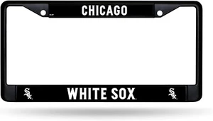 NEW - Rico Industries Chicago White Sox Black Chrome Frame - Picture 1 of 1