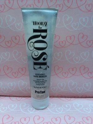 Pro Tan Hooray for Rose Refreshing Dark DHA Bronzer sunbed tanning lotion cream - Image 1 of 2