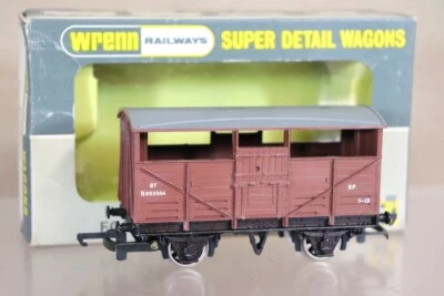 WRENN W4630 BR BROWN 8 TON CATTLE WAGON B893344 MINT BOXED ob - Image 1 of 4