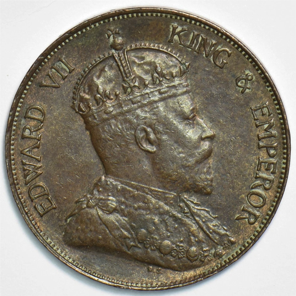 Hong Kong 1902 Cent 298256 combine shipping - Image 1 of 2