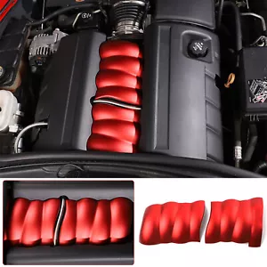 Kit de accesorios de tapicería de cubierta de motor de coche de aleación para Corvette C6 Z06 2005-2013 - Imagen 1 de 12