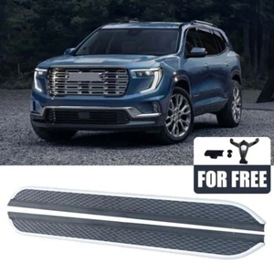 2Pcs Fixed Running Board Side Step Nerf Bar Pedals Fits for GMC ACADIA 2024 2025 - Imagen 1 de 7