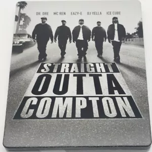 Straight Outta Compton Steelbook Blu-ray DVD - Picture 1 of 5