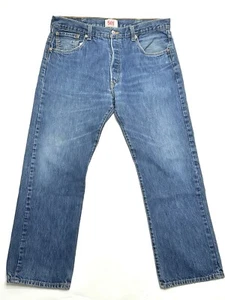 Levi’s 501 (WPL423) Straight Leg Button-fly 100% cotton Med Wash 38x30 - Picture 1 of 14