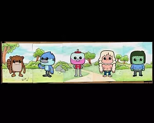 Reguläre Show (5er-Set) - Original maßgeschneiderte Funko Pop-Stil handgezeichnete Kunst - Bild 1 von 13