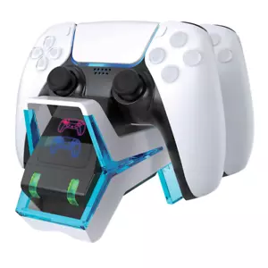Controller Charger Fast Dual Charging Station Remote Charger Dock for PS5 - Picture 1 of 4