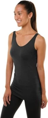 Camiseta sin mangas Soybu Lola para mujer con cuello en V negra 2X Foto 1 de 4