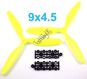 2Pairs (4PCS) 9045(9x4.5) CW CCW QuadRotor QuadCopter 3-Blades Propeller US SHIP - Picture 1 of 1