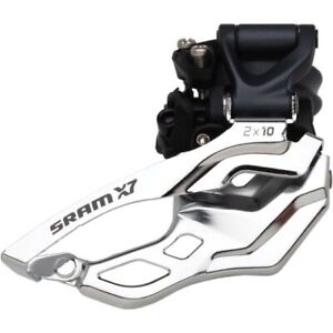 New SRAM X7 2x10 Speed Front Derailleur High Mount Dual Pull 34.9mm Clamp