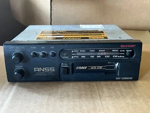 Sharp ANSS vintage car radio cassette RG-F292E (BK) - tested & working - Picture 1 of 4