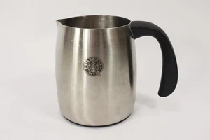 Starbucks Coffee Stainless Steel Creamer 16 oz Steam Milk Frothing Pitcher 2006 - Picture 1 of 9