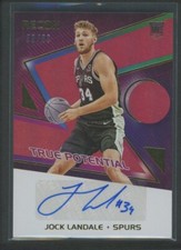 2021-22 Jock Landale 53/99 Auto Panini Recon Autographs Rookie RC