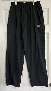 Scrubzone Medical Scrub Pants Womens Size XL Black Elastic Waistband Nurse Work - Picture 1 of 16