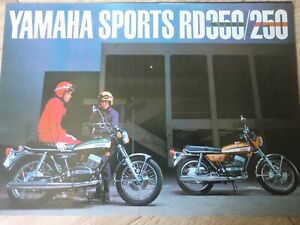 1973   yamaha  RD250 RD350     Brochure    from JAPAN 73
