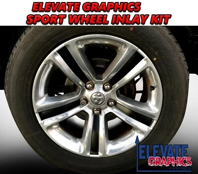 Calcomanías adhesivas de vinilo para Dodge Ram 1500 gráficos rayas de ruedas deportivas 2009-2018 Foto 1 de 4