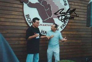 RUBEN OLIVARES BOXING HOFer FOTO AUTOGRAFATA ORIGINALE AUTENTICA 6x4 giugno 1993 - Foto 1 di 2