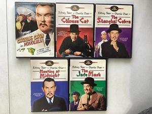 Charlie Chan Movie Lot DVD The Shanghai Cobra Meeting at Midnight The Jade Mask - Picture 1 of 5