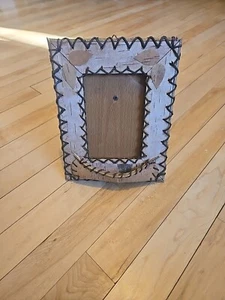 Birch Bark Picture Frame 4 X 6 Canoe BWCA - Picture 1 of 2