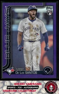 Luis De Los Santos 2025 Topps Purple Rainbow Foil #13 /250 Toronto Blue Jays - Picture 1 of 2