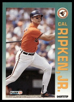 1992 Fleer #26 Cal Ripken, Jr. Printed in U.S.A. - Image 1 of 2