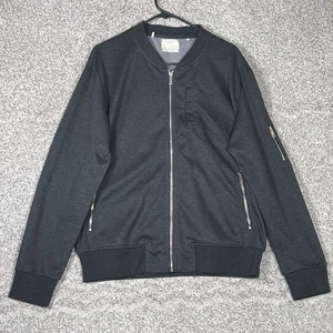 Giacca Bomber 7 Diamanti Uomo XL Grigio Evoluzione Full Zip Business Casual - Foto 1 di 8