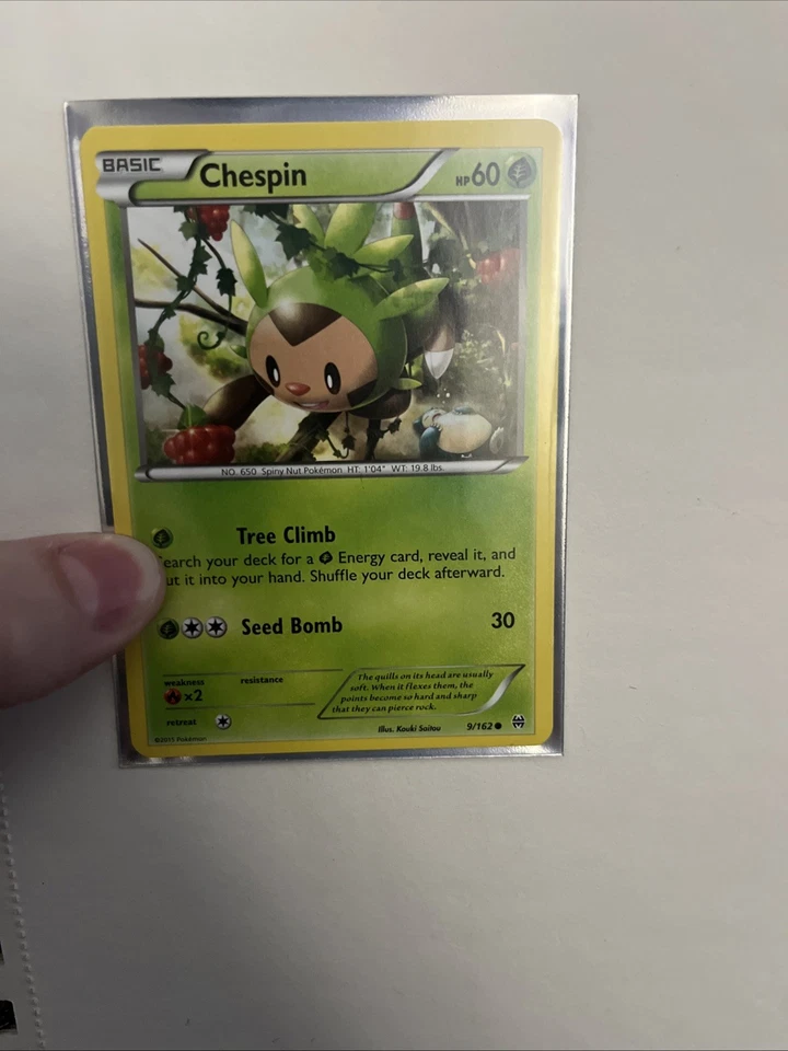 Pokémon TCG 2015 Chespin 9/162 Card - Image 1 of 1