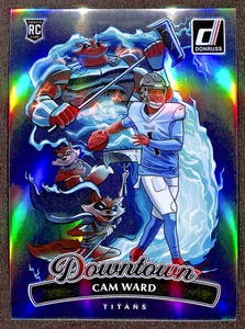 Cam Ward 2025 Donruss Downtown Gran Tamaño Exclusivo Novato (RC) Titanes - Imagen 1 de 2