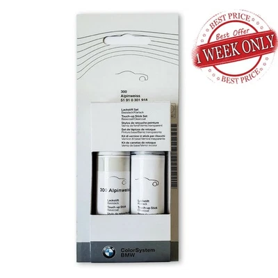 Genuine BMW Alpine White III Touch-Up Paint Code 300  - Image 1 of 4